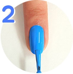 how-to-use-2. Apply nail polish TWICE.